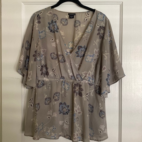 Torrid paisley blouse size 00 - Picture 1 of 5